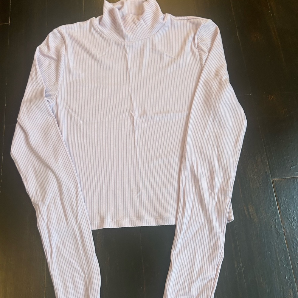Wilfred Lavender Long Sleeve Turtleneck